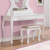 Coaster Furniture 400726 Caroline 1-drawer Vanity Desk White